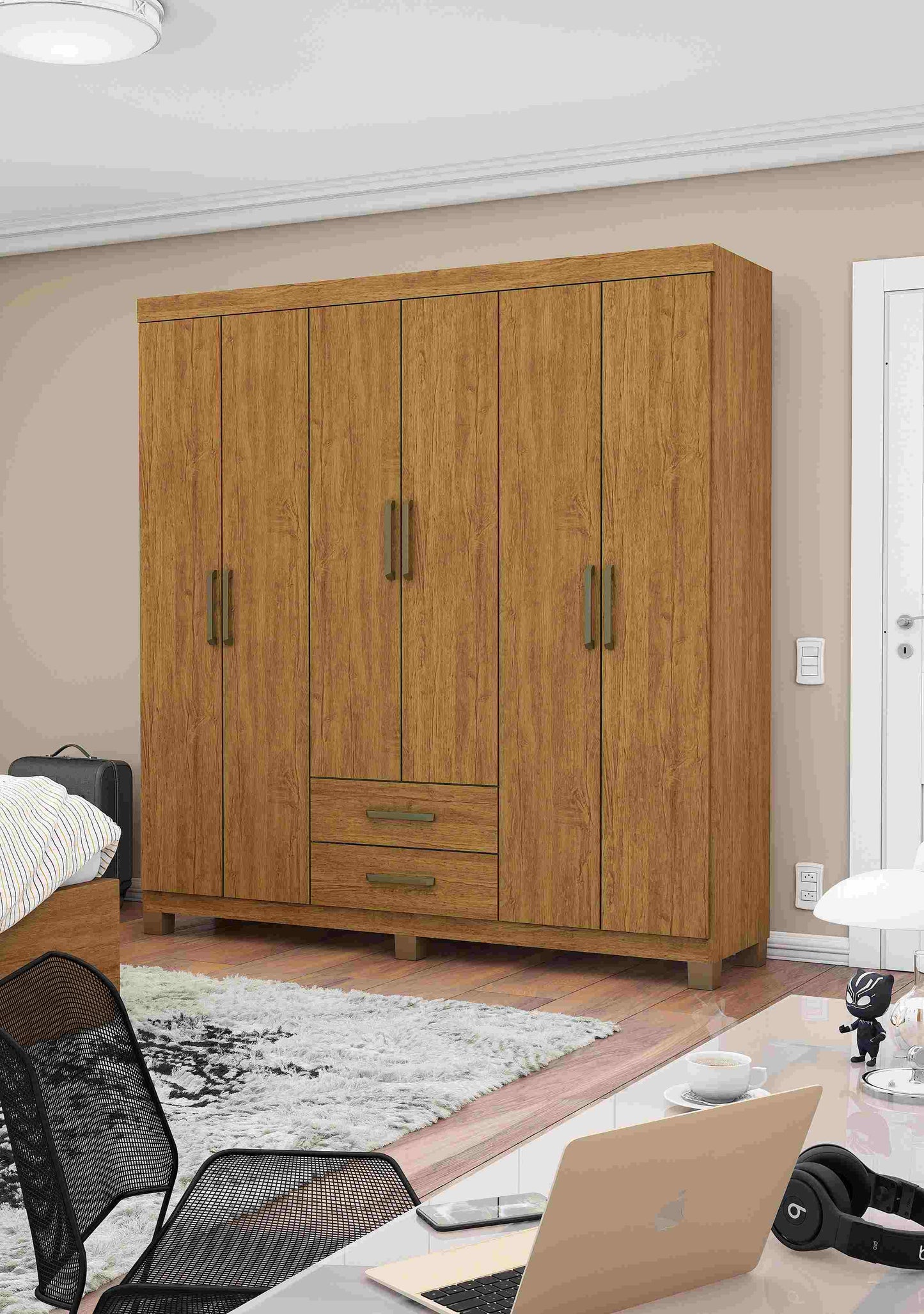 Guarda-Roupa 6 Portas Áries
