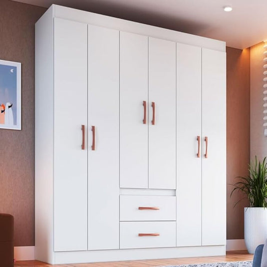 Guarda-Roupa Jamaica 6 Portas e 2 Gavetas