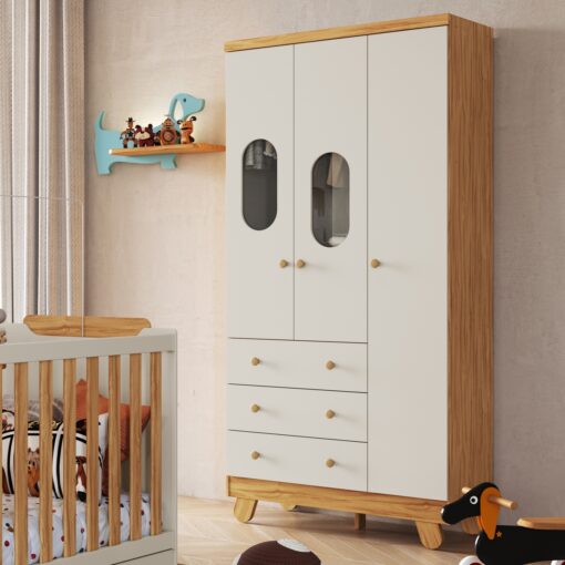 Guarda-Roupa 3 Portas Pingo