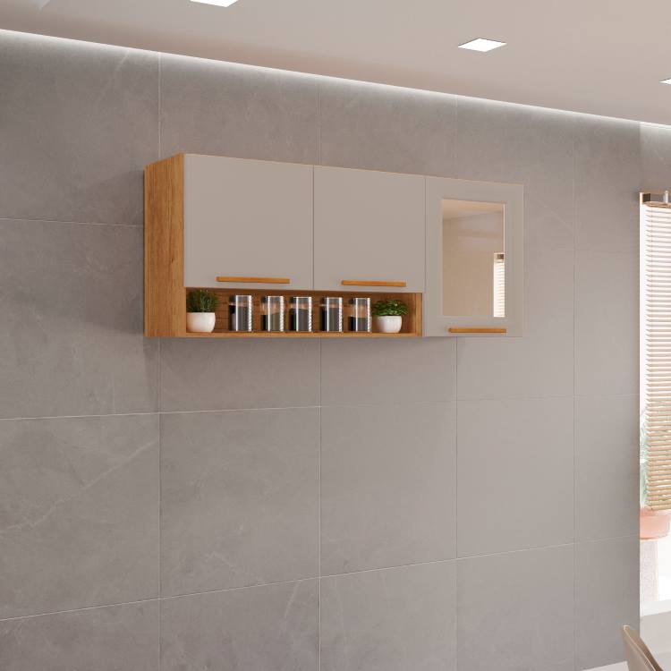 Aéreo de Cozinha New Valencia Vidro Reflecta