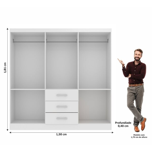 Guarda-Roupa Sevilha 6P3G