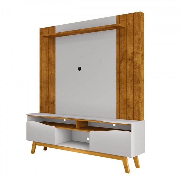 Home Estante até 75″ Atalaia Naturale/Off White