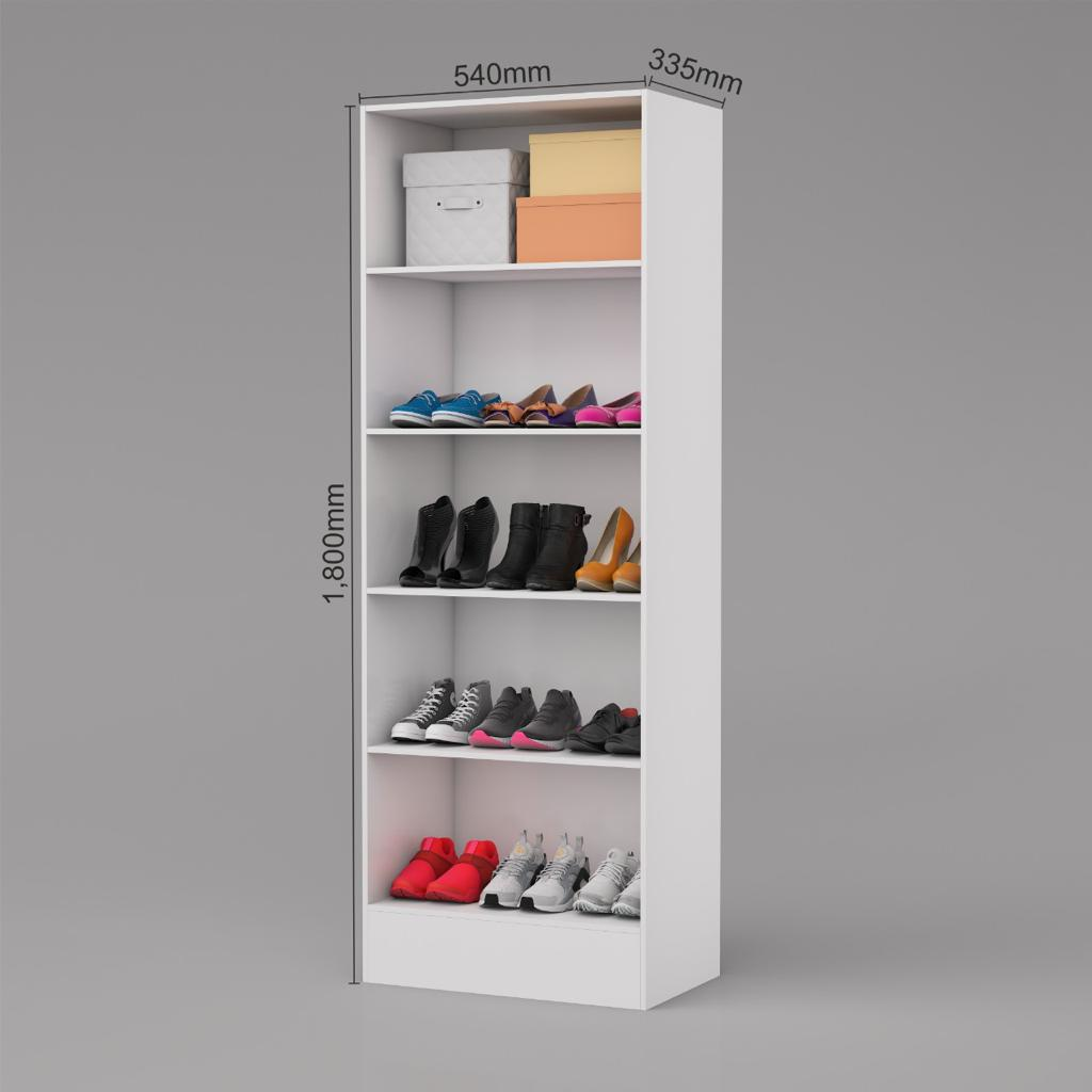 Multiuso Sapateira 2 Portas Premium Espelhada