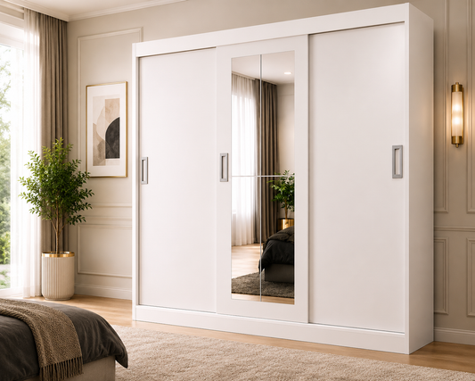 Guarda-Roupa Lisboa 150cm com 1 espelho