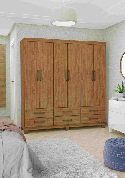 Guarda-Roupa 6 Portas Dallas