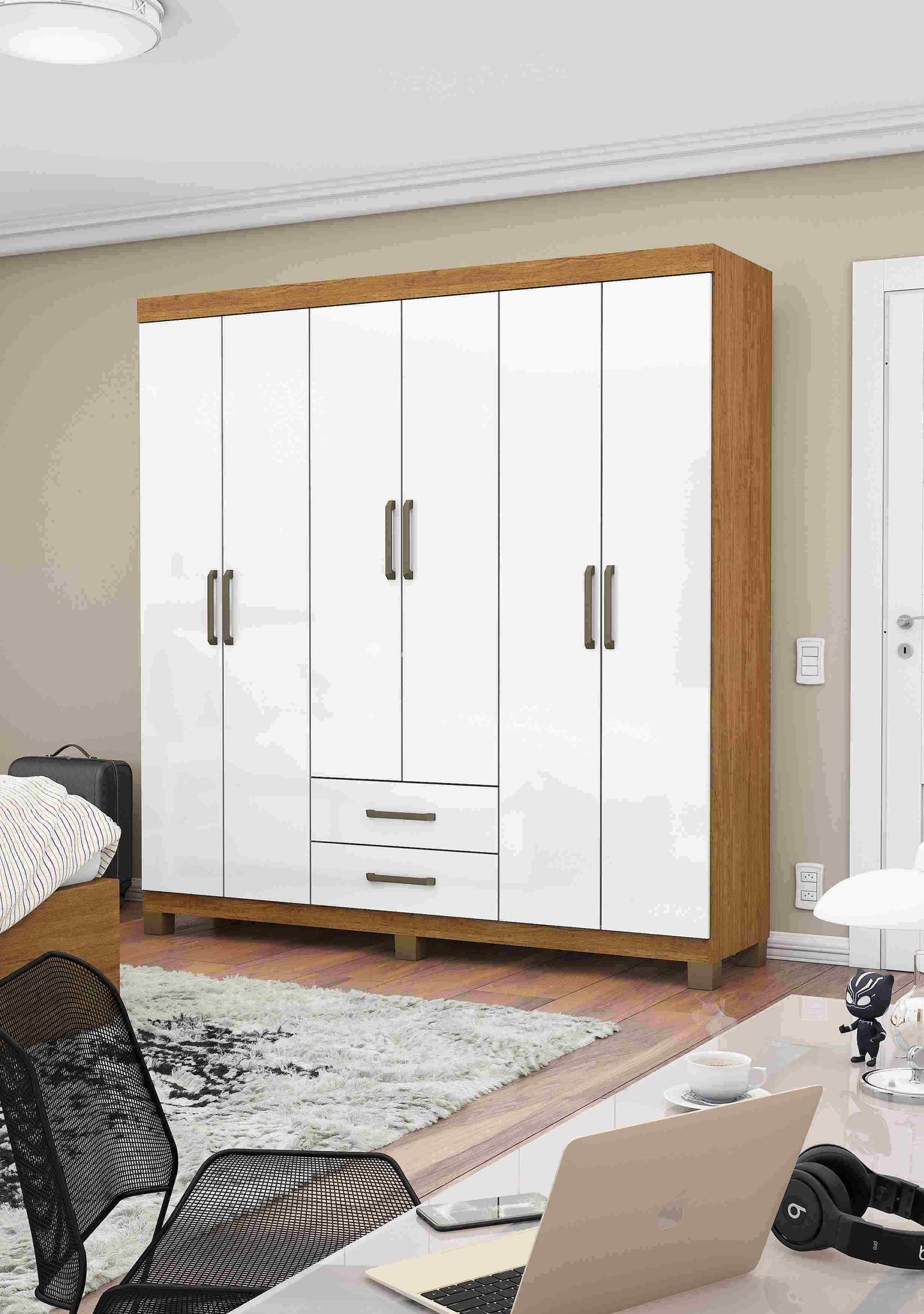Guarda-Roupa 6 Portas Áries