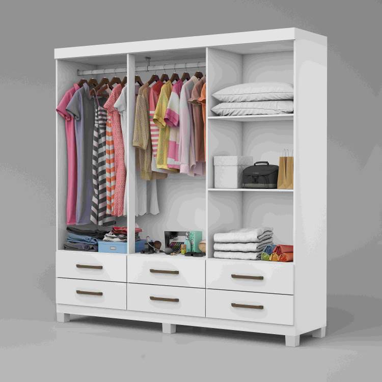 Guarda-Roupa 6 Portas Dallas