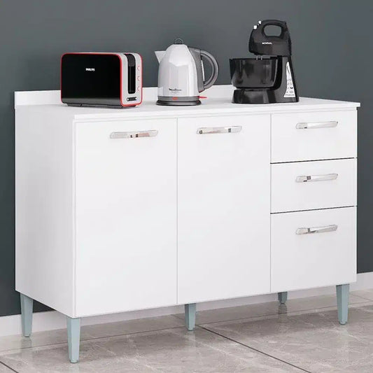 Balcão 1.20 com Tampo Branco