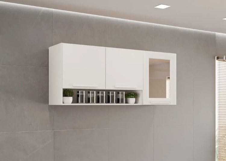 Aéreo de Cozinha New Valencia Vidro Reflecta