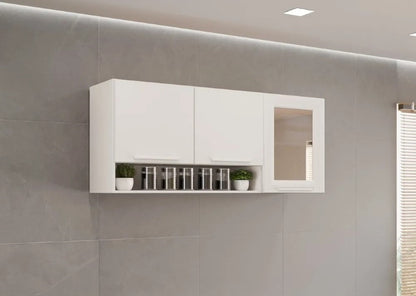 Aéreo de Cozinha New Valencia Vidro Reflecta