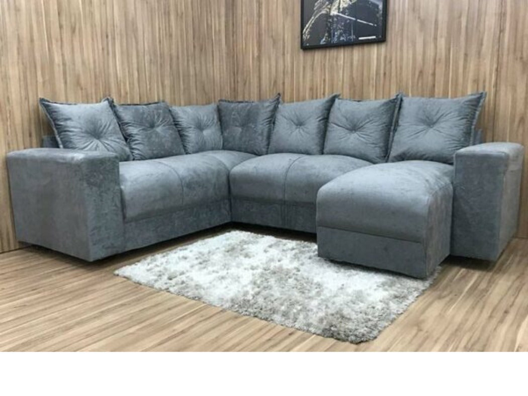 Sofá de Canto Alice Suede