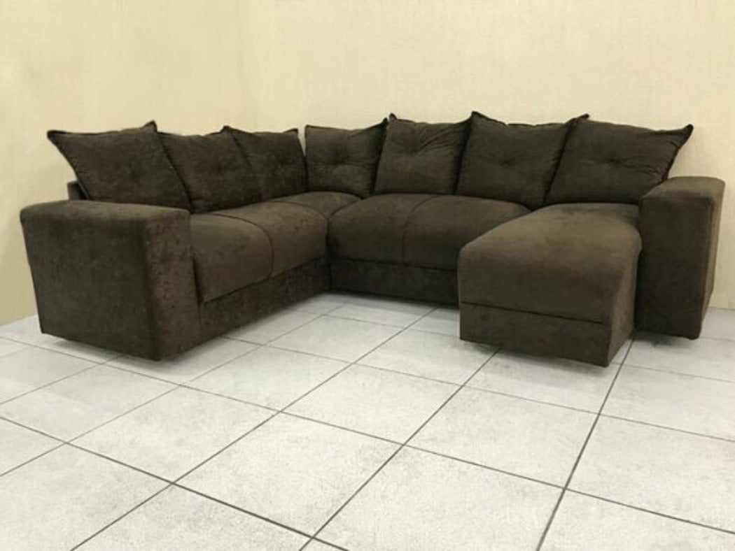 Sofá de Canto Alice Suede