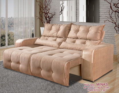 Sofá Retrátil e Reclinável Minas 1,80m