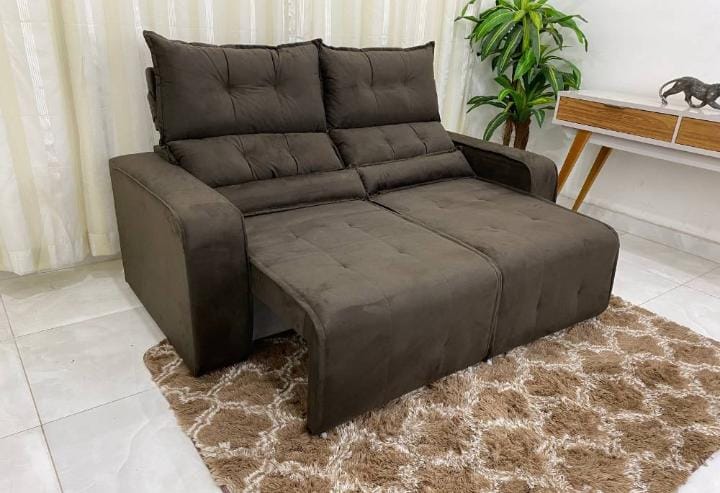 Sofá Retrátil e Reclinável Minas 1,80m