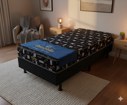 Cama Black/Branca D23