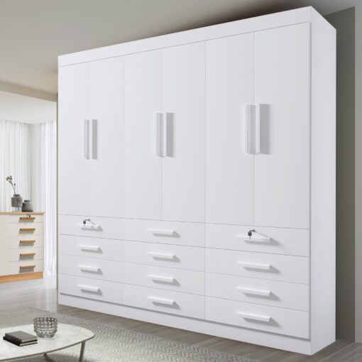 Guarda-Roupa 6 Portas Mônaco