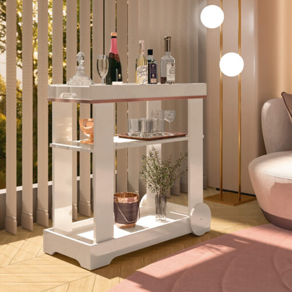 Carrinho Adega Bar Rosé
