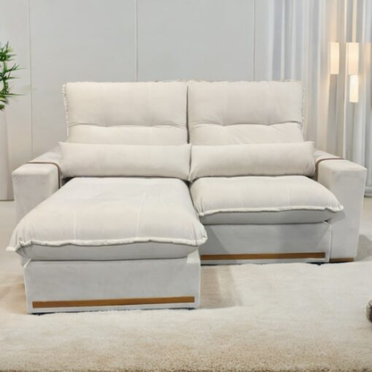 Sofá Retrátil e Reclinável Hórus 2,00 m Veludo