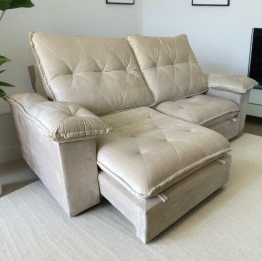 Sofá Retrátil e Reclinável Corvette 2,90 m