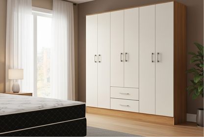 Kit Roupeiro Jamaica + Cama de Casal D20