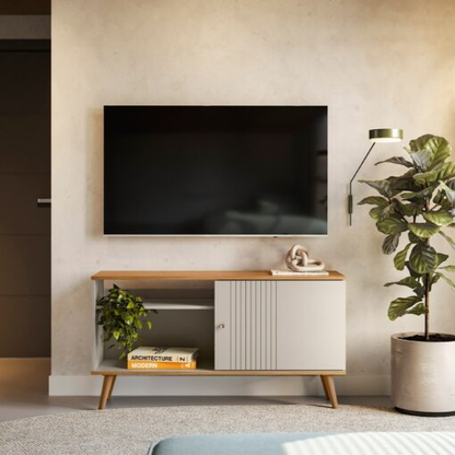 Rack até 50″ Rubi Nature/Off White