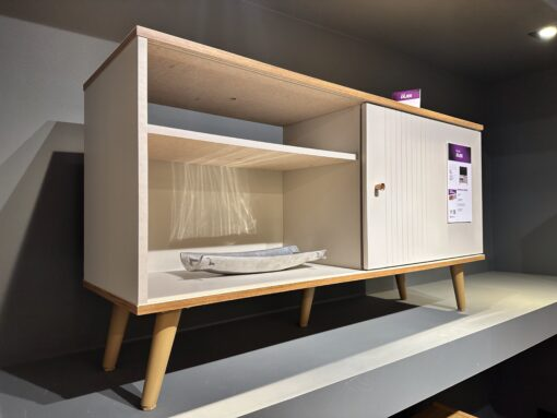 Rack até 50″ Rubi Nature/Off White