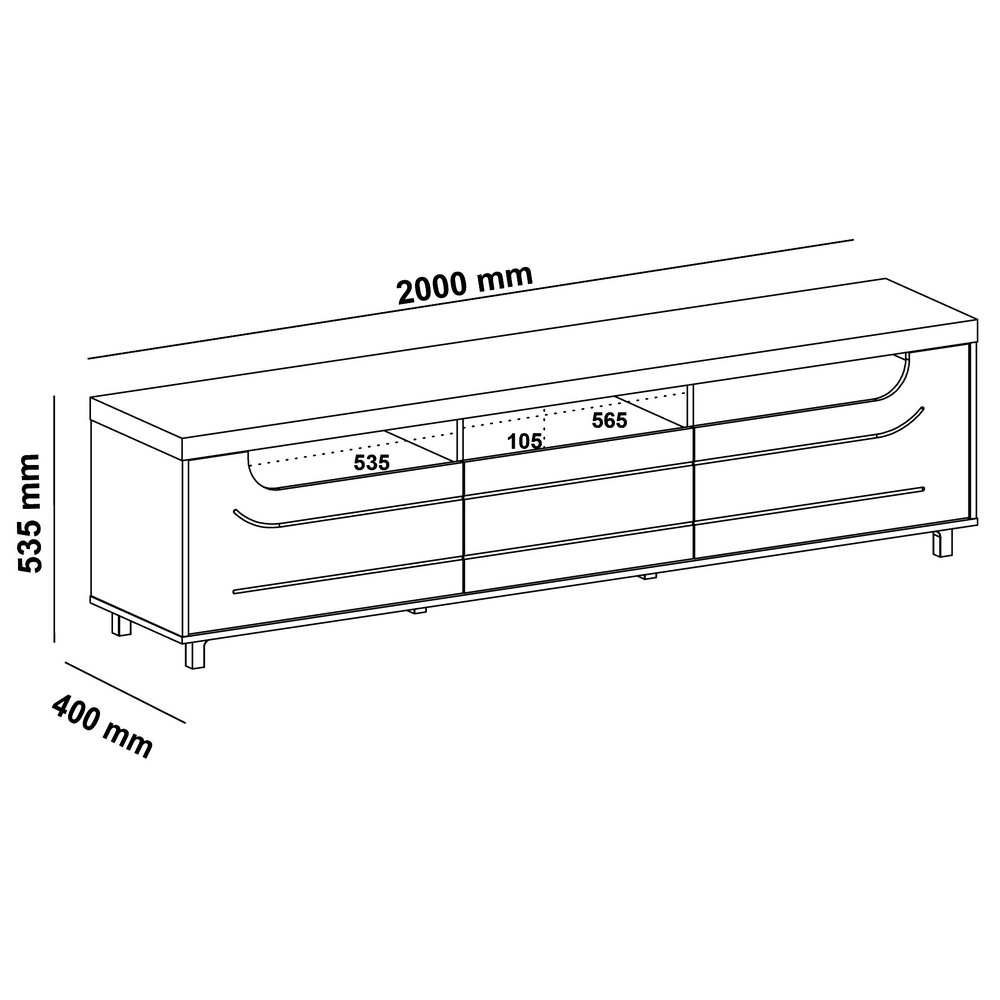 Rack até 75″ Mercury
