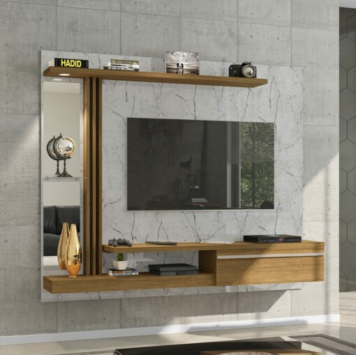 Painel Denver Cinamono/Carrara