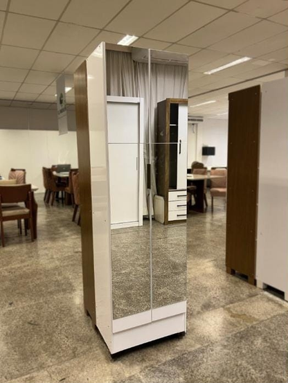 Multiuso Sapateira 2 Portas Premium Espelhada