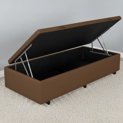 Base Box Solteiro Baú Corino