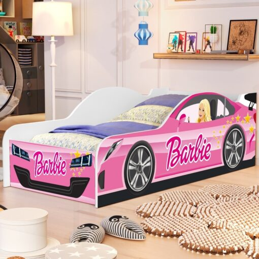 Cama Juvenil Carro Barbie 15