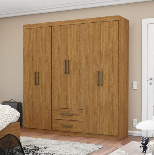 Guarda-Roupa 6 Portas Áries 153 cm