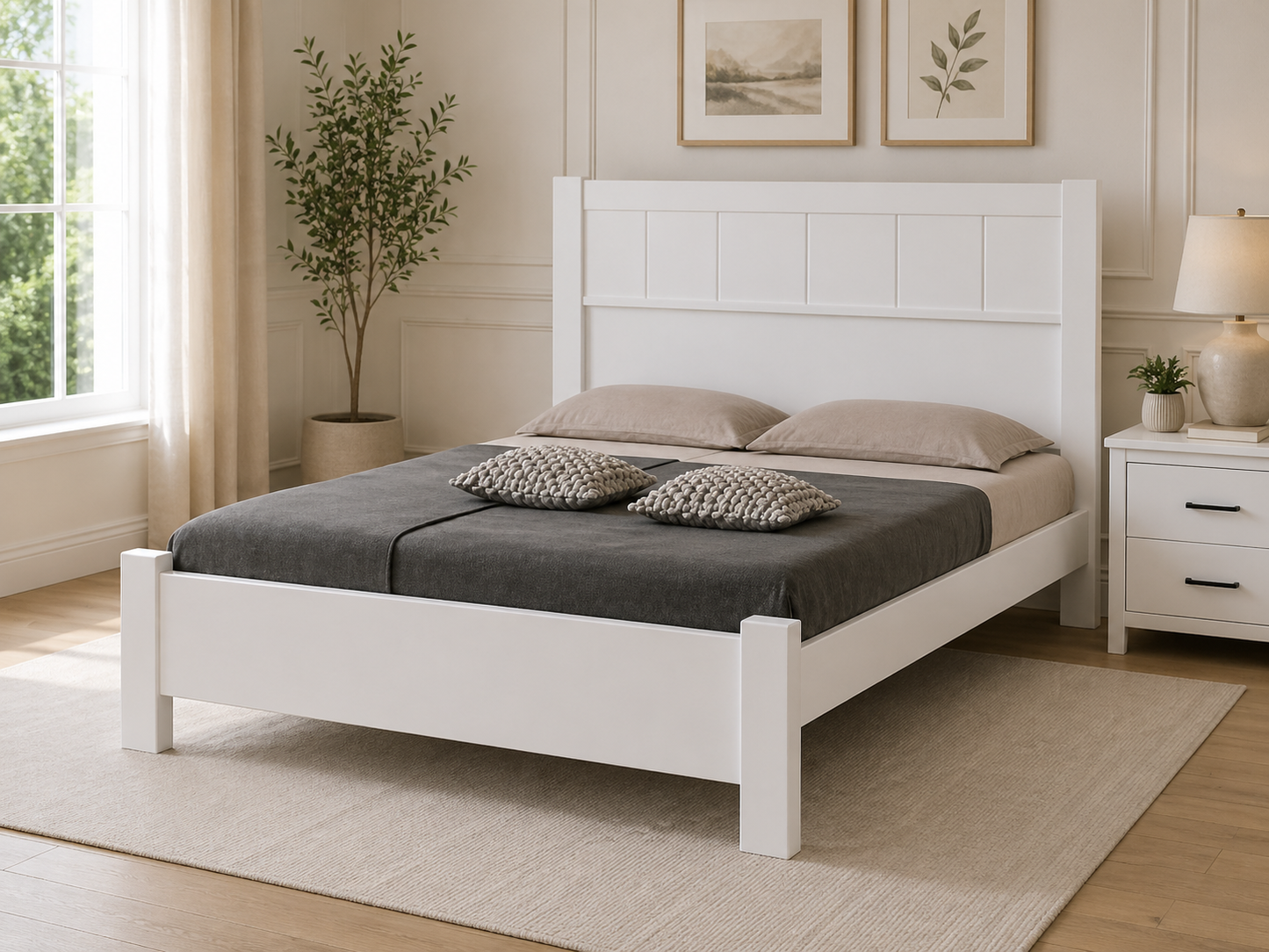 Cama Casal de Madeira Primicia Plus