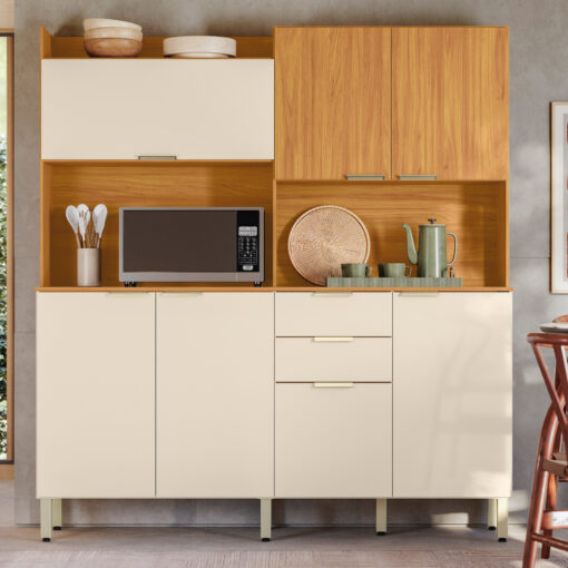 Cozinha Pitaya 1,78 m Cinamon Touch/Off White