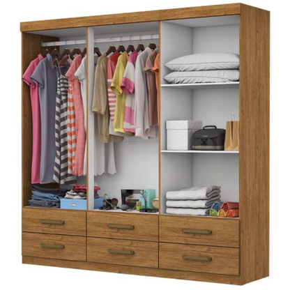 Guarda-Roupa 6 Portas Dallas 153 cm