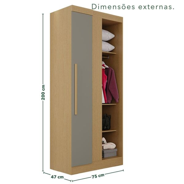 GUARDA ROUPA MODULADO FORTALEZA 75CM