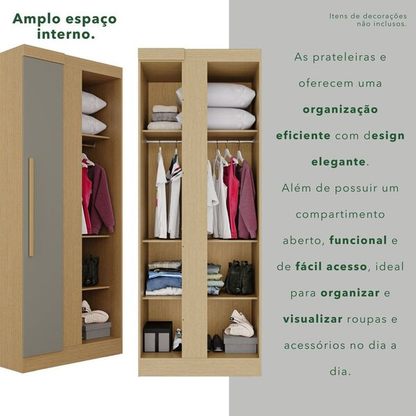 GUARDA ROUPA MODULADO FORTALEZA 75CM