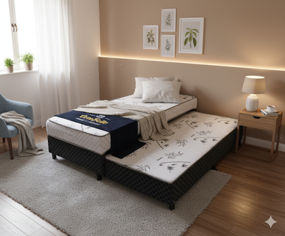 Cama Black/Branca D23