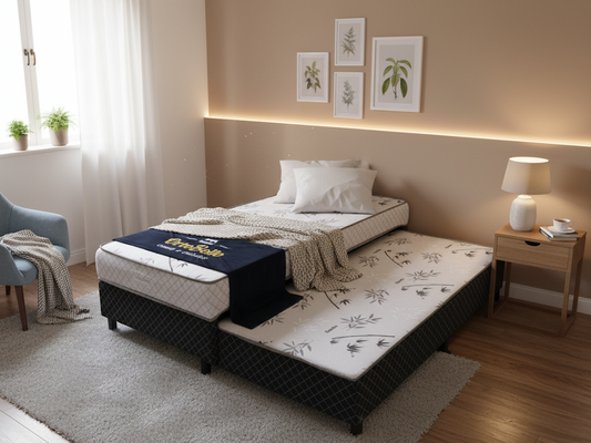 Bi-Cama Mônaco D23 (Cama de Solteiro com Auxiliar)