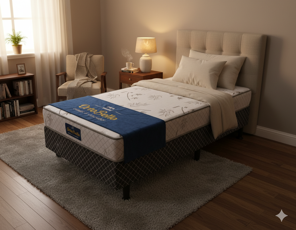 Cama Black/Branca D23