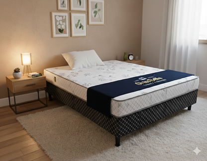 Cama Black/Branca D23